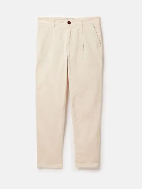 Trousers and Jeans Men Joules Cream Jumbo Cord Trousers