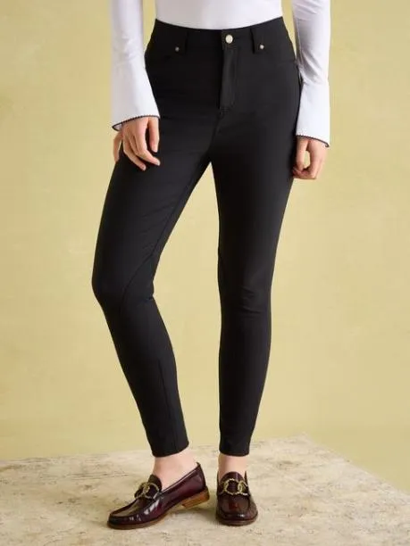 Trousers and Jeans Women Joules Black Skinny Fit Jodhpurs