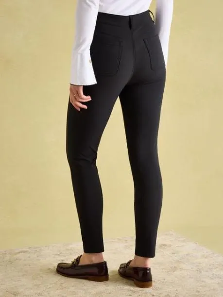 Trousers and Jeans Women Joules Black Skinny Fit Jodhpurs