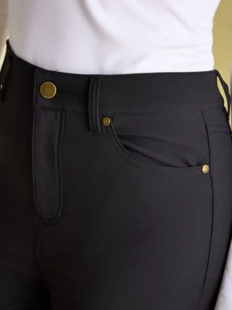 Trousers and Jeans Women Joules Black Skinny Fit Jodhpurs