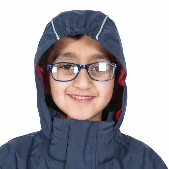 Vincenzo Waterproof Jacket Navy Kids Trespass Waterproof Jackets
