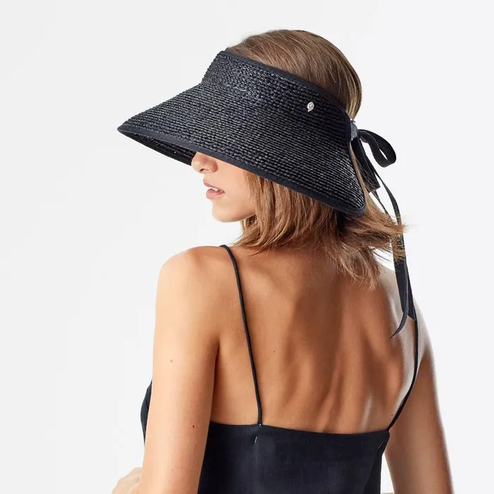 Visors Hats Helen Kaminski Aleeya 11 Charcoalmidnight