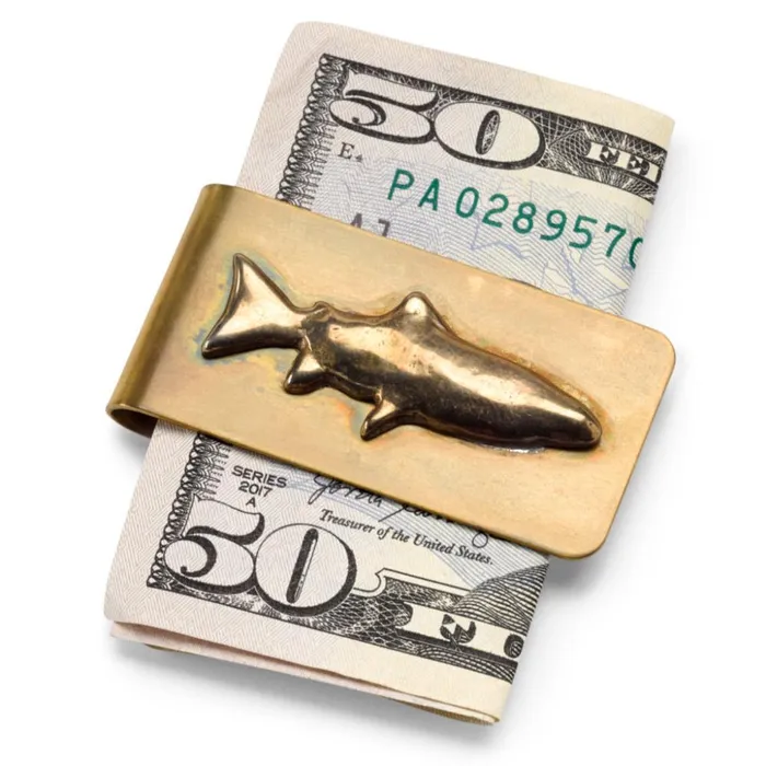 Wallets Men Orvis Trout Money Clip
