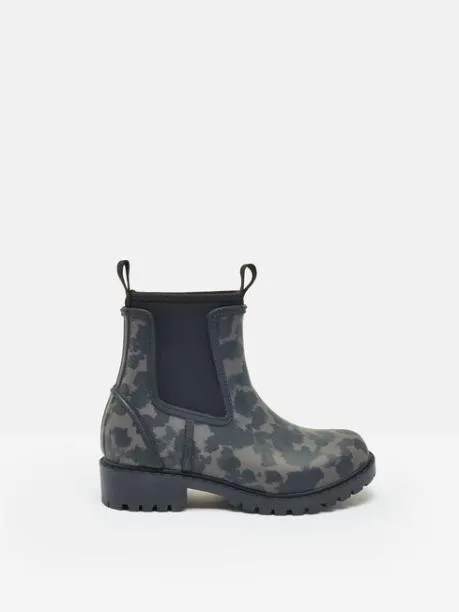 Wellies Women Joules BlackAnimal Short NeopreneLined Wellies