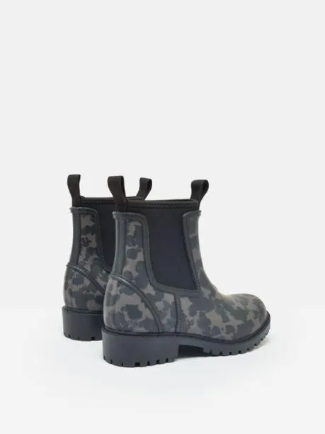 Wellies Women Joules BlackAnimal Short NeopreneLined Wellies