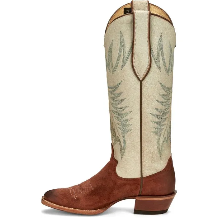 Western Women Justin Boots Clara 15034 Western Boot Brown