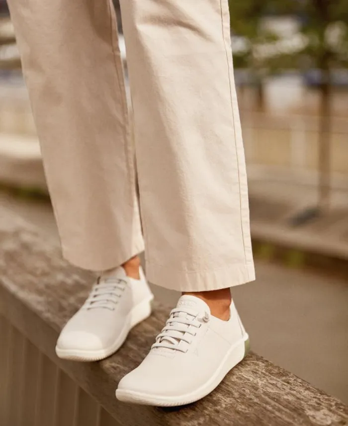 White Leather Sneakers 8211 KNX Lace Women KEEN Casual White Leather Sneakers 8211 KNX Lace Women KEEN Casual
