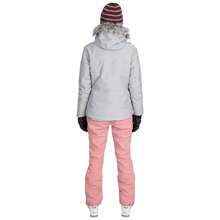 Wisdom Waterproof Ski Jacket Light Grey Women Trespass Ski Jackets
