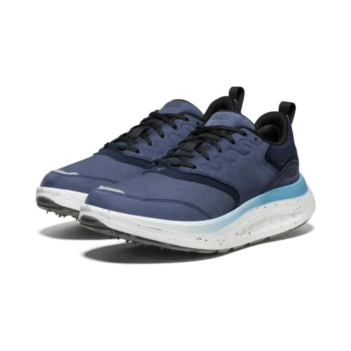 WK400 Leather Blue Leather Walking Shoe Men KEEN Shoes