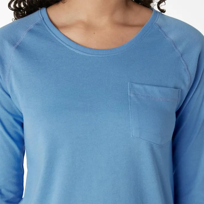 Women039s Cooling Long Sleeve Pocket TShirt Azure Blue Azure Blue ab2 Women Dickies Hi Vis