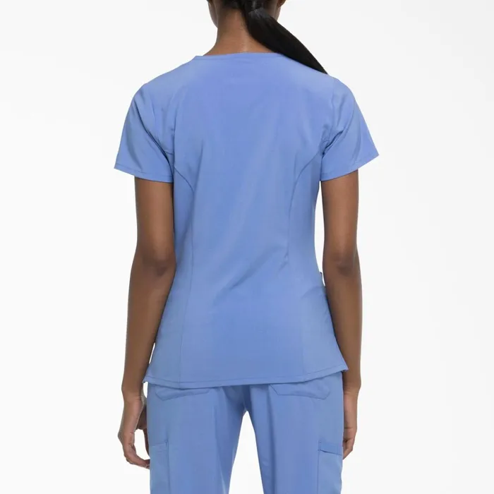 Women039s EDS Essentials VNeck Scrub Top Ceil Blue Ceil Blue cbl Women Dickies Scrubs Women039s EDS Essentials VNeck Scrub Top Ceil Blue Ceil Blue cbl Women Dickies Scrubs