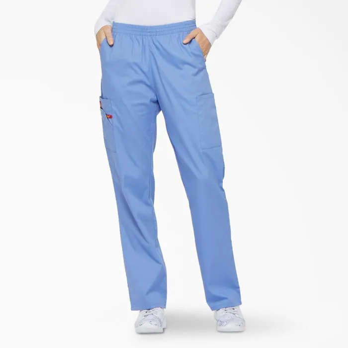 Women039s EDS Signature Tapered Leg Cargo Scrub Pants Ceil Blue Ceil Blue cbl Women Dickies Scrubs Women039s EDS Signature Tapered Leg Cargo Scrub Pants Ceil Blue Ceil Blue cbl Women Dickies Scrubs