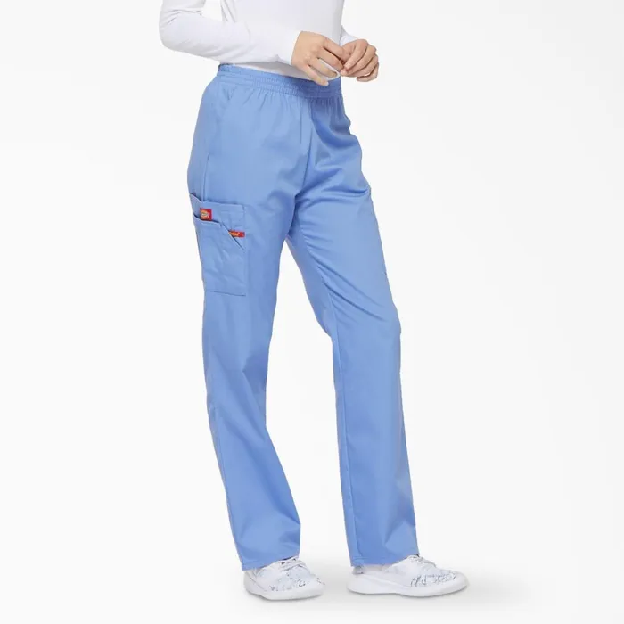 Women039s EDS Signature Tapered Leg Cargo Scrub Pants Ceil Blue Ceil Blue cbl Women Dickies Scrubs Women039s EDS Signature Tapered Leg Cargo Scrub Pants Ceil Blue Ceil Blue cbl Women Dickies Scrubs