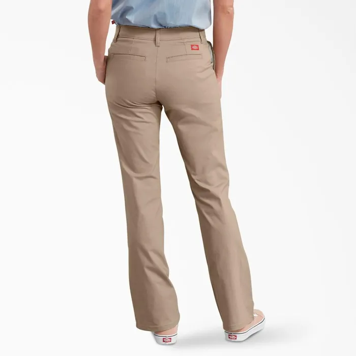 Women039s FLEX Slim Fit Bootcut Pants Desert Sand Desert Sand ds Women Dickies Work Pants Women039s FLEX Slim Fit Bootcut Pants Desert Sand Desert Sand ds Women Dickies Work Pants