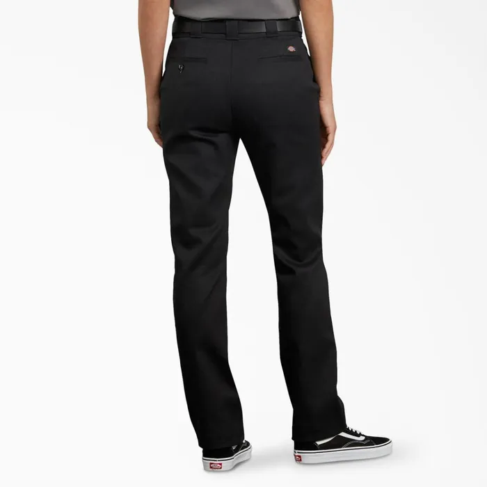 Women039s FLEX Slim Fit Pants Black Black bk Women Dickies Work Pants