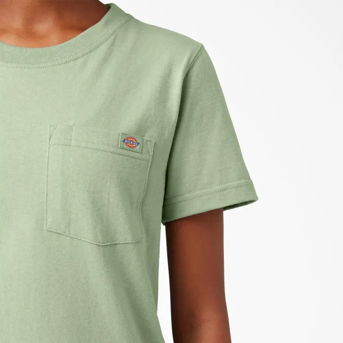 Women039s Heavyweight Short Sleeve Pocket TShirt Celadon Green Celadon Green c2g Women Dickies TShirts Women039s Heavyweight Short Sleeve Pocket TShirt Celadon Green Celadon Green c2g Women Dickies TShirts