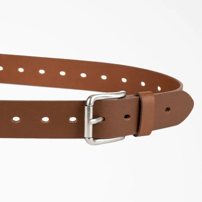 Women039s Perforated Leather Belt Dark Tan Dark Tan dt Women Dickies Belts Women039s Perforated Leather Belt Dark Tan Dark Tan dt Women Dickies Belts