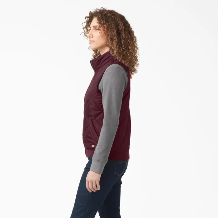 Women039s Quilted Vest Burgundy Burgundy by Women Dickies Vests Women039s Quilted Vest Burgundy Burgundy by Women Dickies Vests