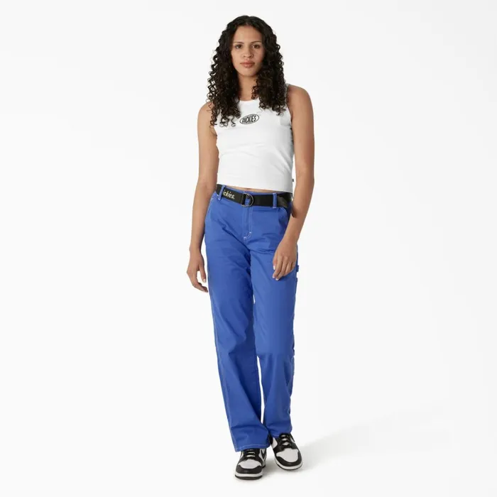 Women039s Racerback Cropped Tank Top White White wh Women Dickies Cropped Tops Women039s Racerback Cropped Tank Top White White wh Women Dickies Cropped Tops