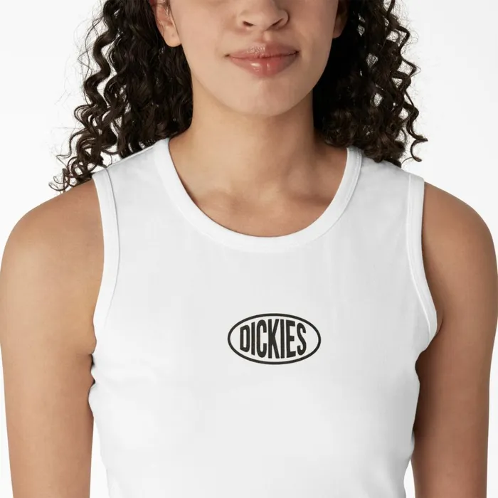Women039s Racerback Cropped Tank Top White White wh Women Dickies Cropped Tops Women039s Racerback Cropped Tank Top White White wh Women Dickies Cropped Tops