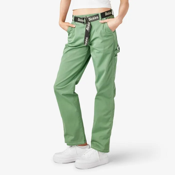 Women039s Relaxed Fit Carpenter Pants Dark Ivy Dark Ivy d2i Women Dickies Carpenter