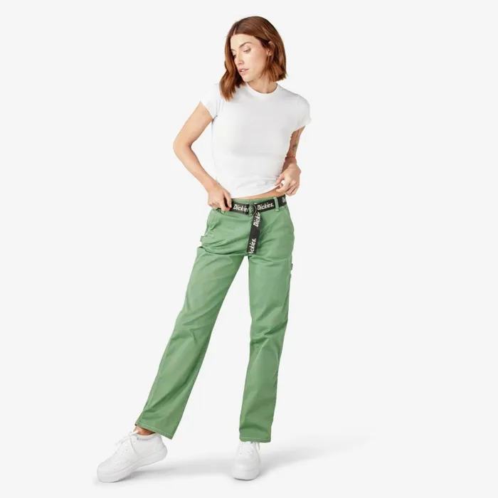 Women039s Relaxed Fit Carpenter Pants Dark Ivy Dark Ivy d2i Women Dickies Carpenter