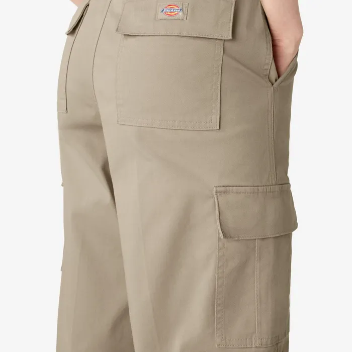 Women039s Relaxed Fit Cropped Cargo Pants Desert Sand Desert Sand ds Women Dickies Cargo