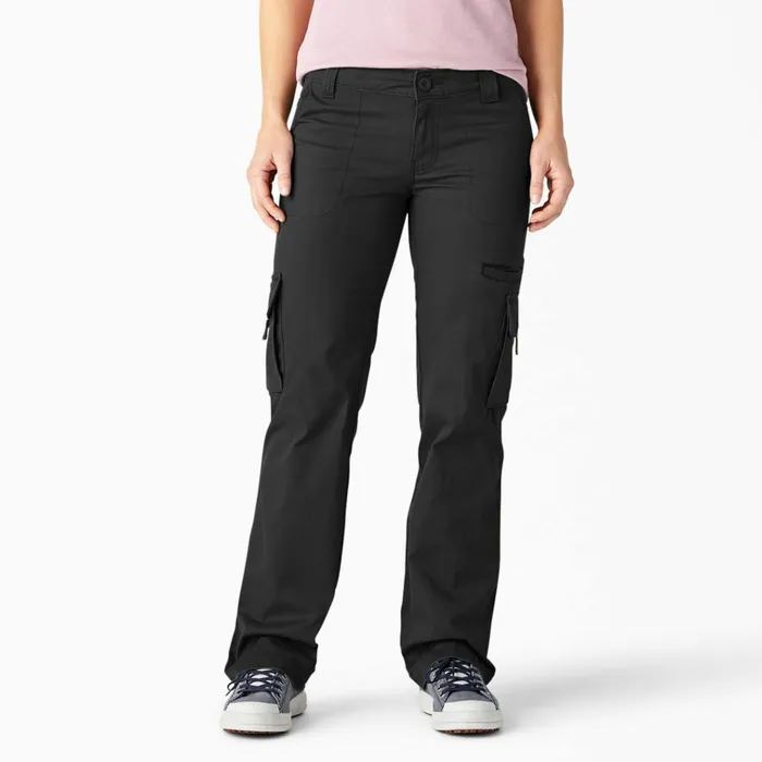 Women039s Relaxed Fit Straight Leg Cargo Pants Rinsed Black Rinsed Black rbk Women Dickies Cargo Women039s Relaxed Fit Straight Leg Cargo Pants Rinsed Black Rinsed Black rbk Women Dickies Cargo
