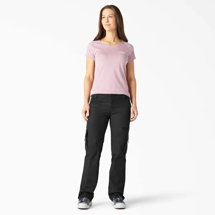 Women039s Relaxed Fit Straight Leg Cargo Pants Rinsed Black Rinsed Black rbk Women Dickies Cargo Women039s Relaxed Fit Straight Leg Cargo Pants Rinsed Black Rinsed Black rbk Women Dickies Cargo