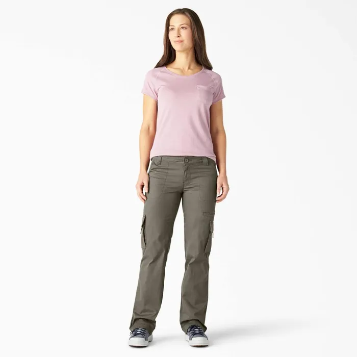 Women039s Relaxed Fit Straight Leg Cargo Pants Rinsed Green Leaf Rinsed Green Leaf rge Women Dickies Cargo Women039s Relaxed Fit Straight Leg Cargo Pants Rinsed Green Leaf Rinsed Green Leaf rge Women Dickies Cargo