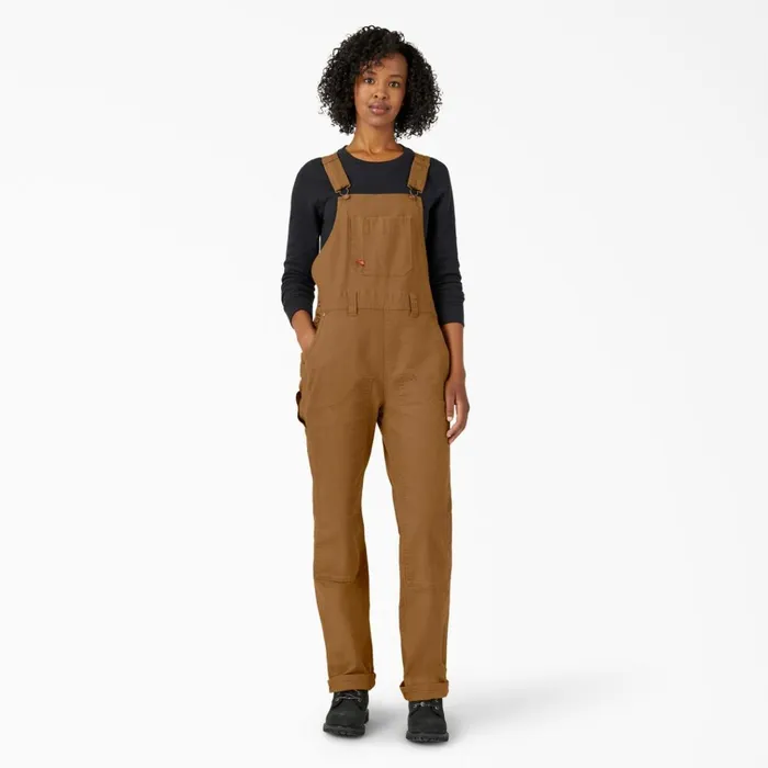 Women039s Straight Fit Duck Double Front Bib Overalls Rinsed Brown Duck Rinsed Brown Duck rbd Women Dickies Overalls Women039s Straight Fit Duck Double Front Bib Overalls Rinsed Brown Duck Rinsed Brown Duck rbd Women Dickies Overalls