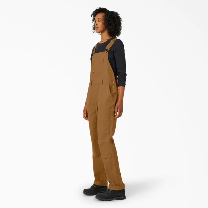 Women039s Straight Fit Duck Double Front Bib Overalls Rinsed Brown Duck Rinsed Brown Duck rbd Women Dickies Overalls Women039s Straight Fit Duck Double Front Bib Overalls Rinsed Brown Duck Rinsed Brown Duck rbd Women Dickies Overalls