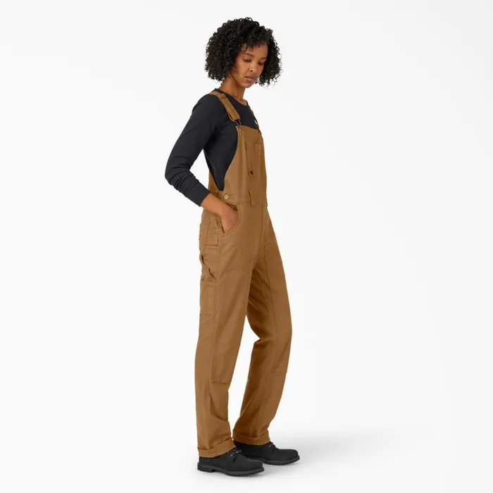 Women039s Straight Fit Duck Double Front Bib Overalls Rinsed Brown Duck Rinsed Brown Duck rbd Women Dickies Overalls Women039s Straight Fit Duck Double Front Bib Overalls Rinsed Brown Duck Rinsed Brown Duck rbd Women Dickies Overalls