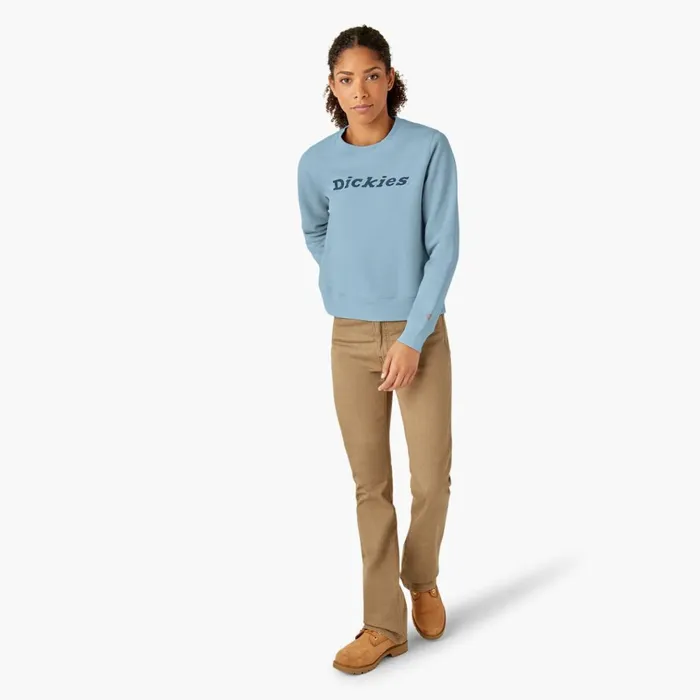 Women039s Water Repellent Logo Sweatshirt Clear Blue Clear Blue eu Women Dickies Hoodies and Sweatshirts Women039s Water Repellent Logo Sweatshirt Clear Blue Clear Blue eu Women Dickies Hoodies and Sweatshirts