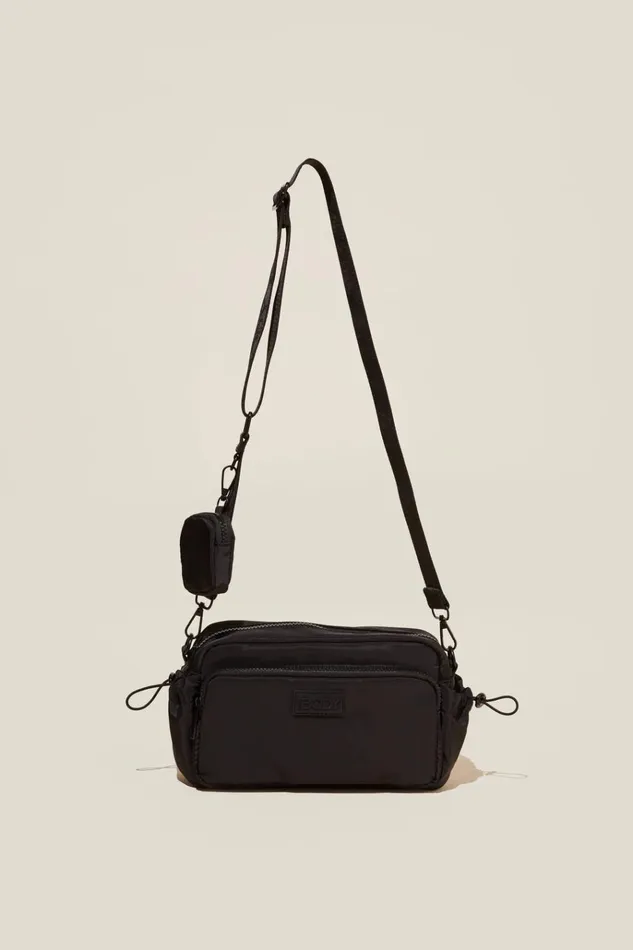 Women Accessories Cotton On Active Essentials Crossbody Bag Black