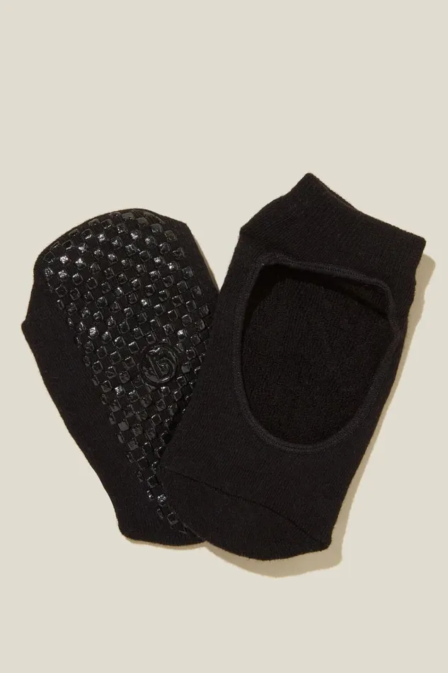 Women Accessories Cotton On Performance Plie Sock Black