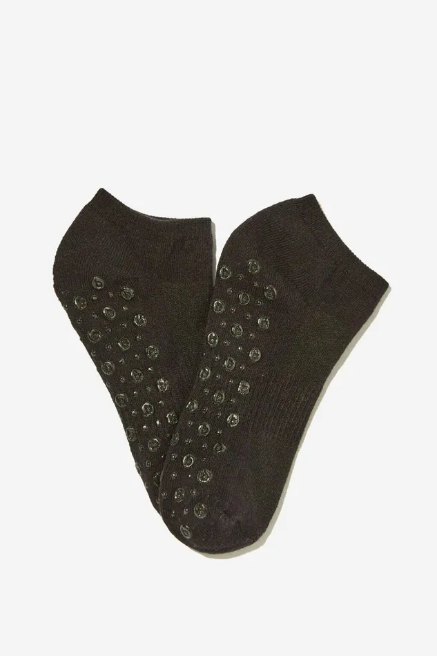 Women Accessories Cotton On Performance Studio Sock Black