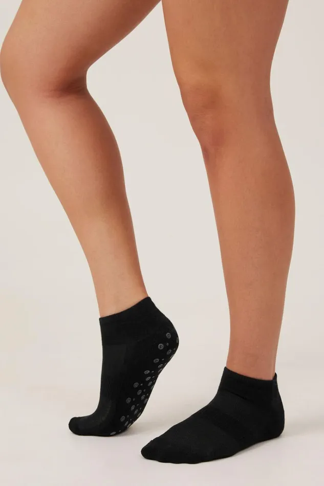 Women Accessories Cotton On Performance Studio Sock Black
