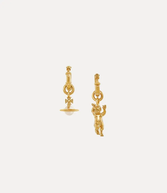 Women Anglo Pearl Earrings Goldcreamrosepearl Vivienne Westwood Earrings Women Anglo Pearl Earrings Goldcreamrosepearl Vivienne Westwood Earrings