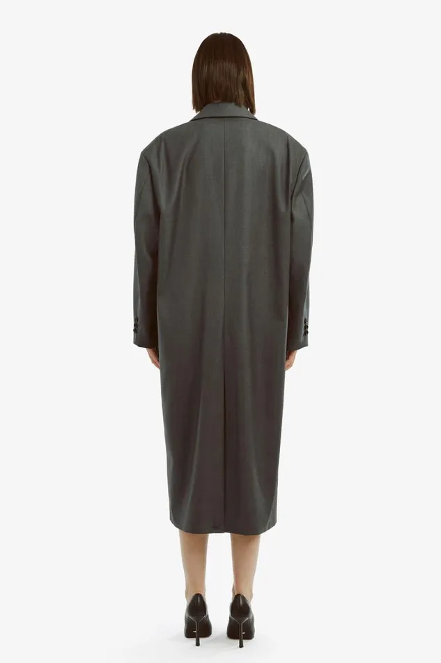 Women Bardot Coats Maika Oversized Coat In Dark Grey Women Bardot Coats Maika Oversized Coat In Dark Grey