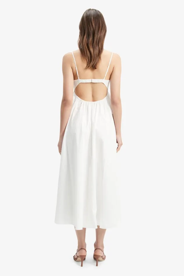 Women Bardot Day To Night Dresses Lenora Midi Dress In Orchid White Women Bardot Day To Night Dresses Lenora Midi Dress In Orchid White