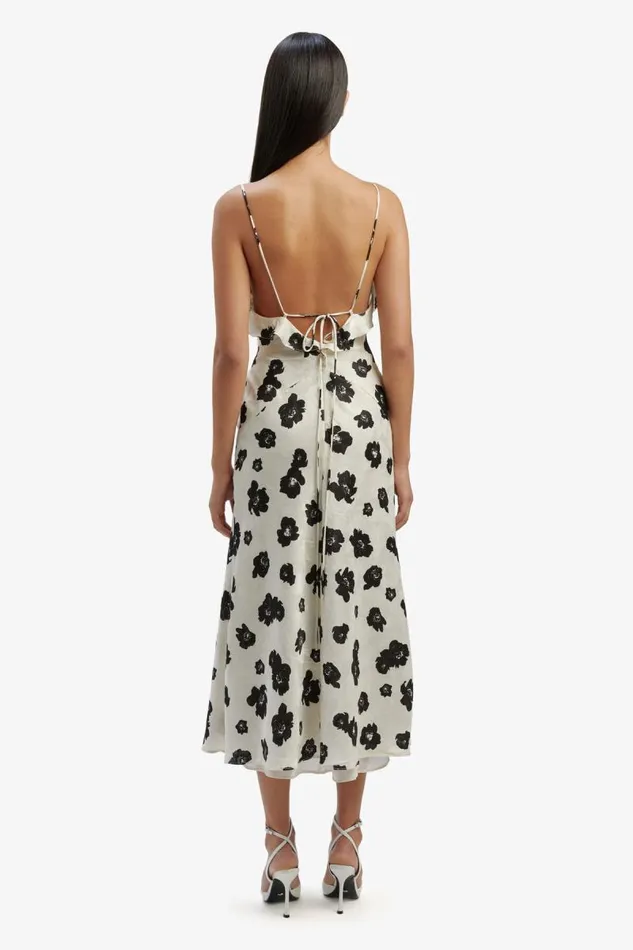 Women Bardot Occasion Dresses Olea Maxi Dress In Ivory Floral Women Bardot Occasion Dresses Olea Maxi Dress In Ivory Floral