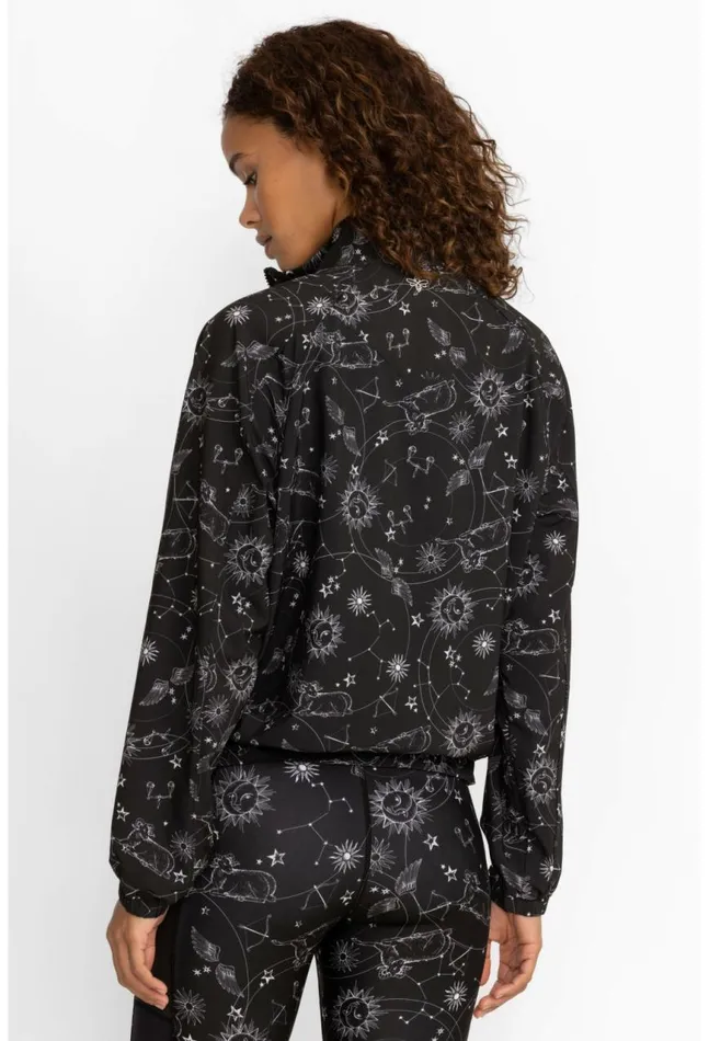 Women Bee Active Mock Neck Pullover Jacket Bijou Johnny Was Outerwear