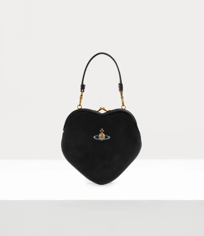 Women Belle Heart Frame Purse Black Vivienne Westwood Wallets And Purses