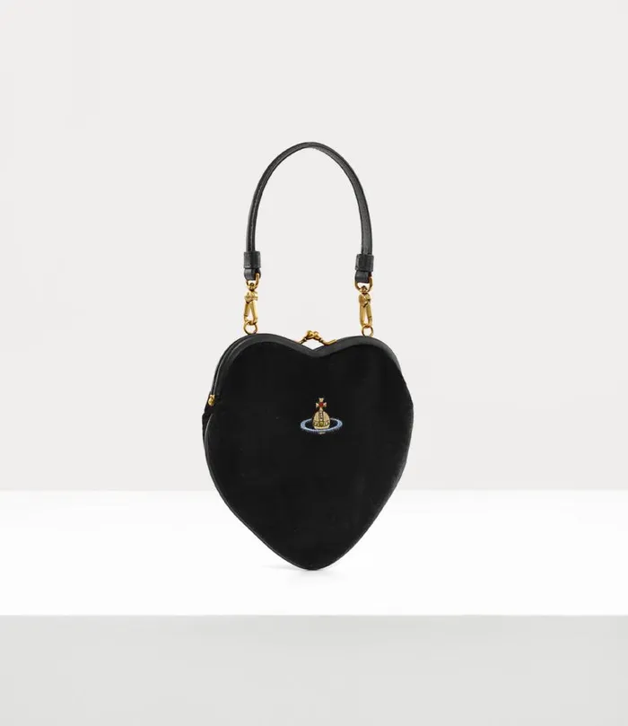 Women Belle Heart Frame Purse Black Vivienne Westwood Wallets And Purses