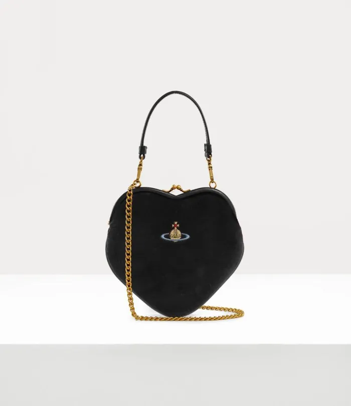 Women Belle Heart Frame Purse Black Vivienne Westwood Wallets And Purses
