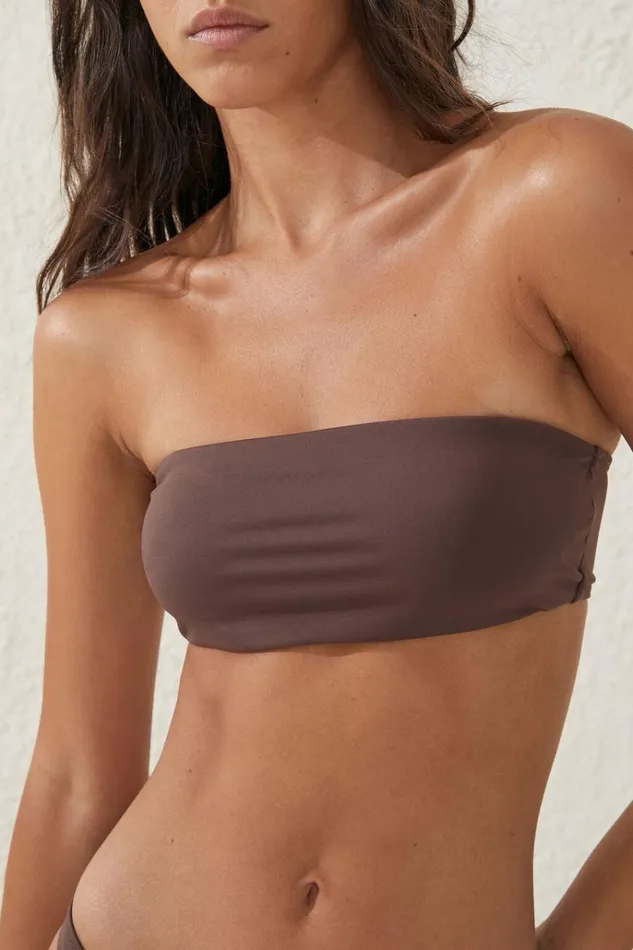 Women Bikinis Cotton On Bandeau Bikini Top Brownie Women Bikinis Cotton On Bandeau Bikini Top Brownie