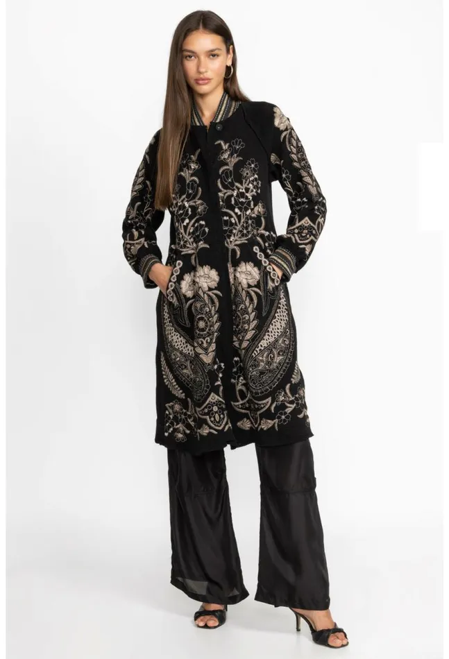 Women Biya Bomber 8211 Leon Black Johnny Was Outerwear