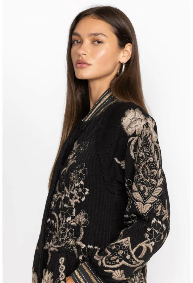 Women Biya Bomber 8211 Leon Black Johnny Was Outerwear