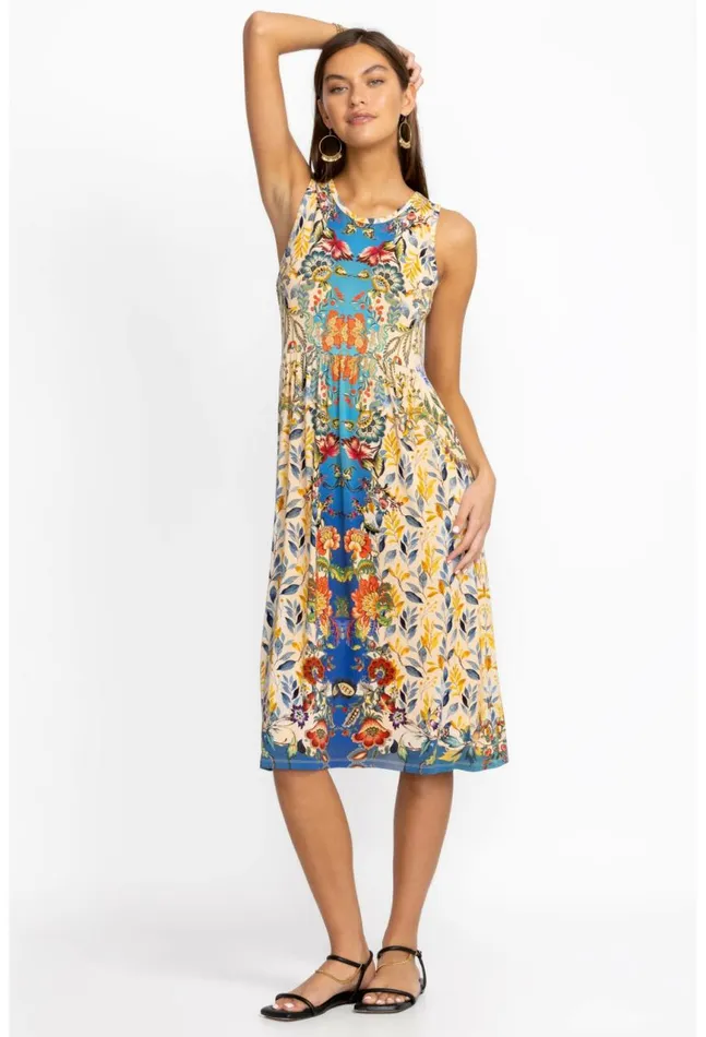 Women Blu Easy Fit Tank Dress Blu Johnny Was Dresses